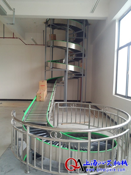 垂直螺旋滚筒输送线