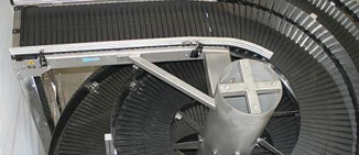 双排链板螺旋输送机