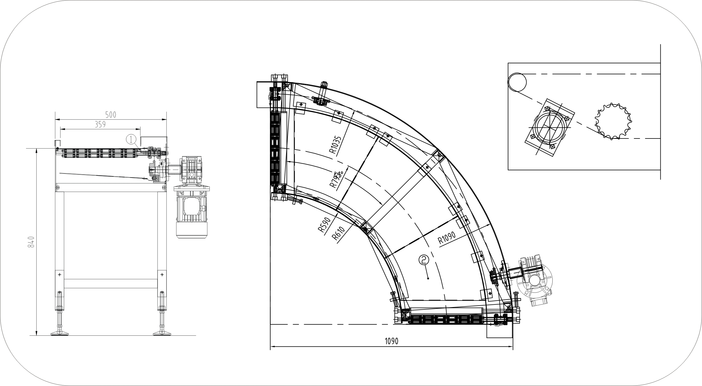 蛋挞面包输送线
