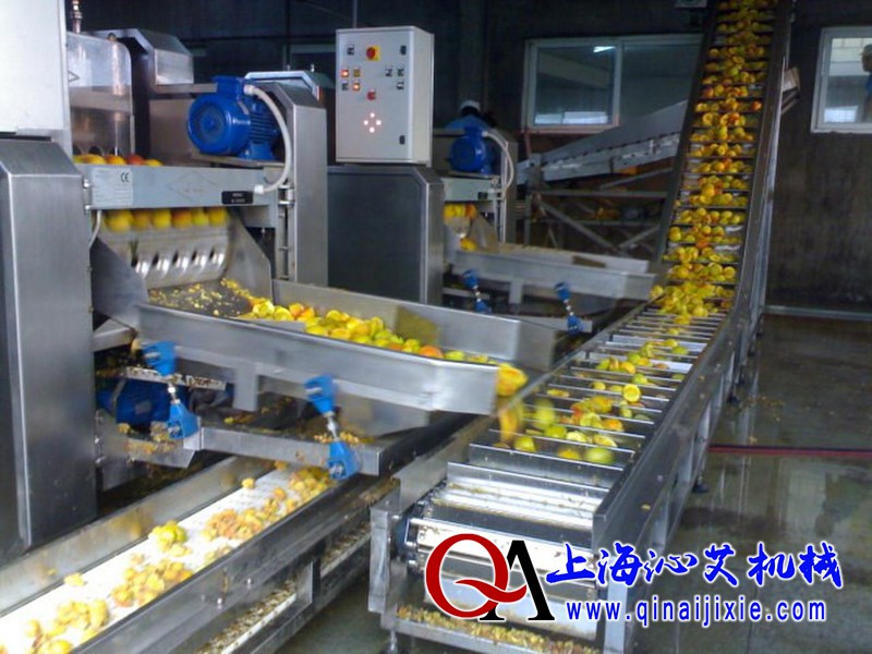 黄桃罐头生产流水线，杀菌冷却设备